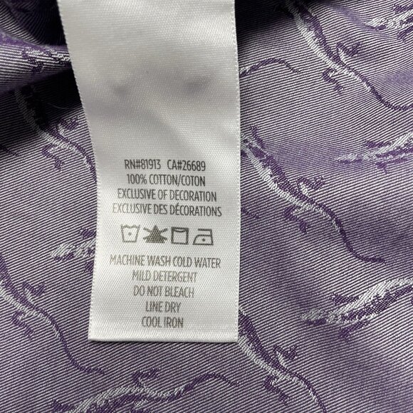 ROBERT GRAHAM SHIRT BUTTON UP FLIP CUFF LIZARD PATTERN EMBROIDERED BACK MENS 2XL - Picture 8 of 13
